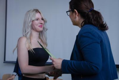 Slavnostní předání Cambridge certifikátů
