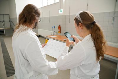 Aula, odborné učebny, laboratoře a školní minipivovar